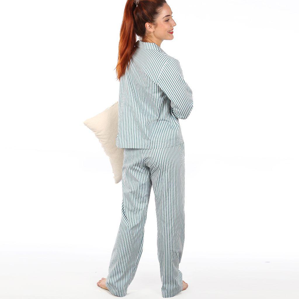 Papierschnittmuster Pyjama Frau Hilda XS-XXL